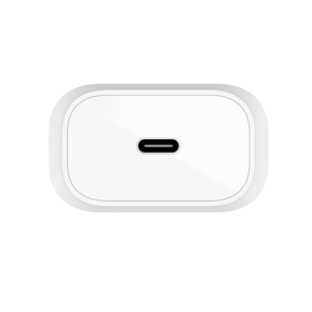 USB-C PD 3.0 PPS  25W 家用充電器, 白色的, hi-res